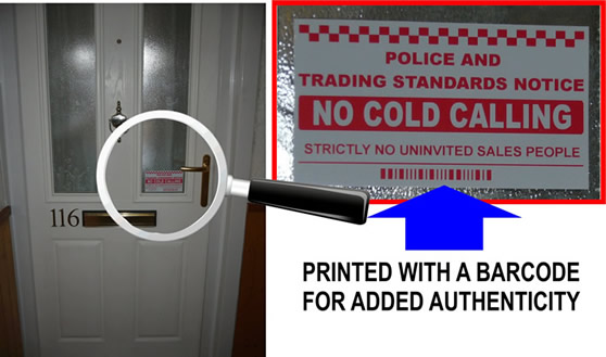 No Cold Callers Calling Generic